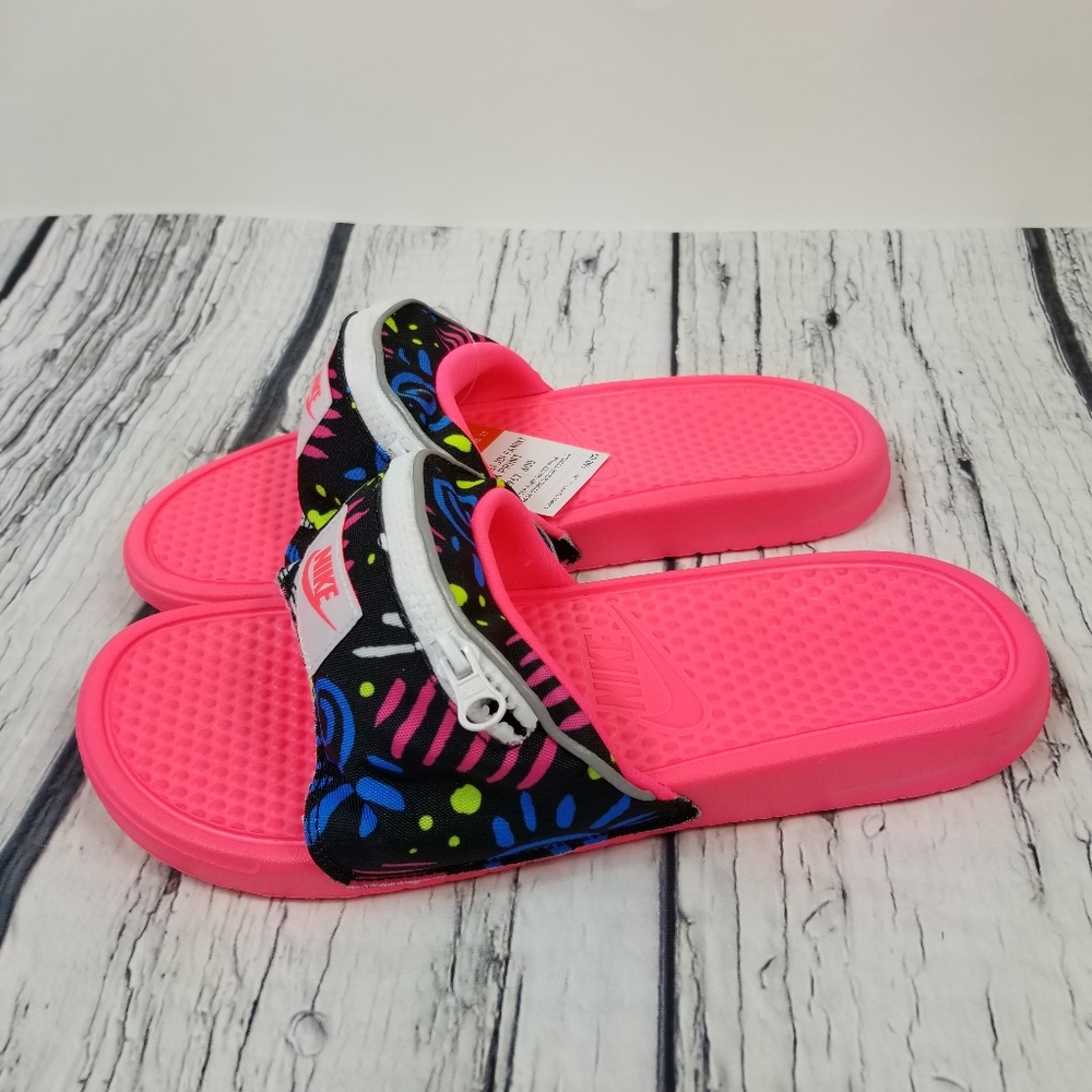 Nike Benassi JDI Fanny Pack Slide Pink - Picture 5 of 5